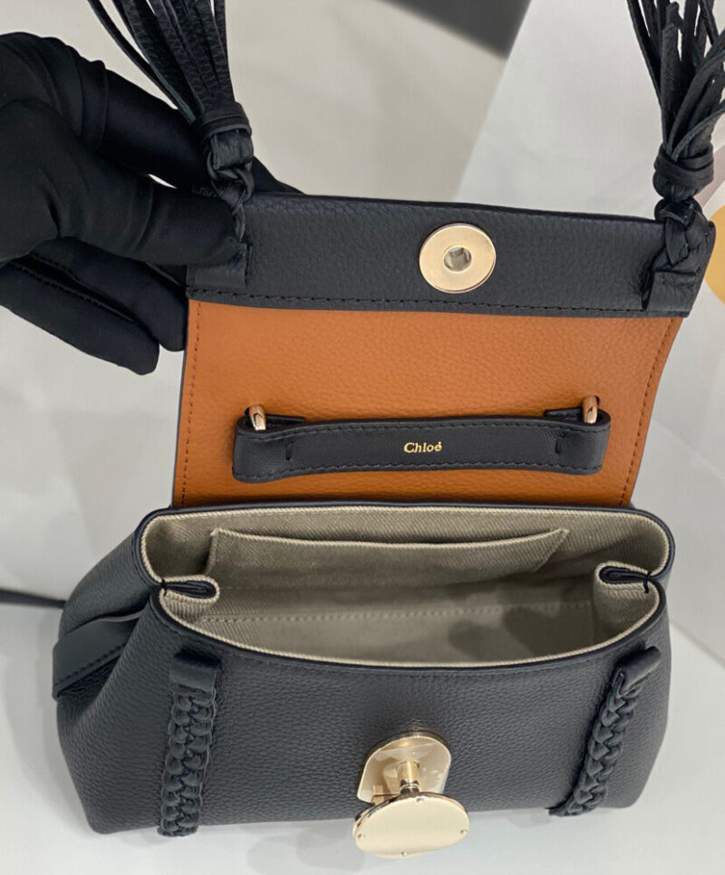 Chloe Penelope Mini Soft Shoulder Bag Black